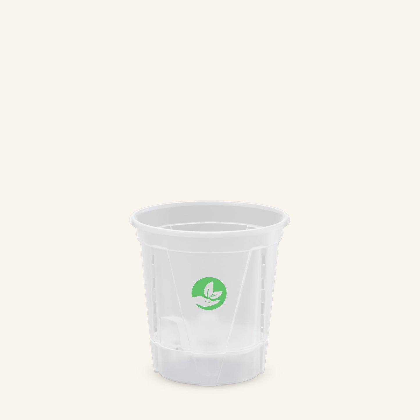 Zelfwaterende doorzichtige plantenpot