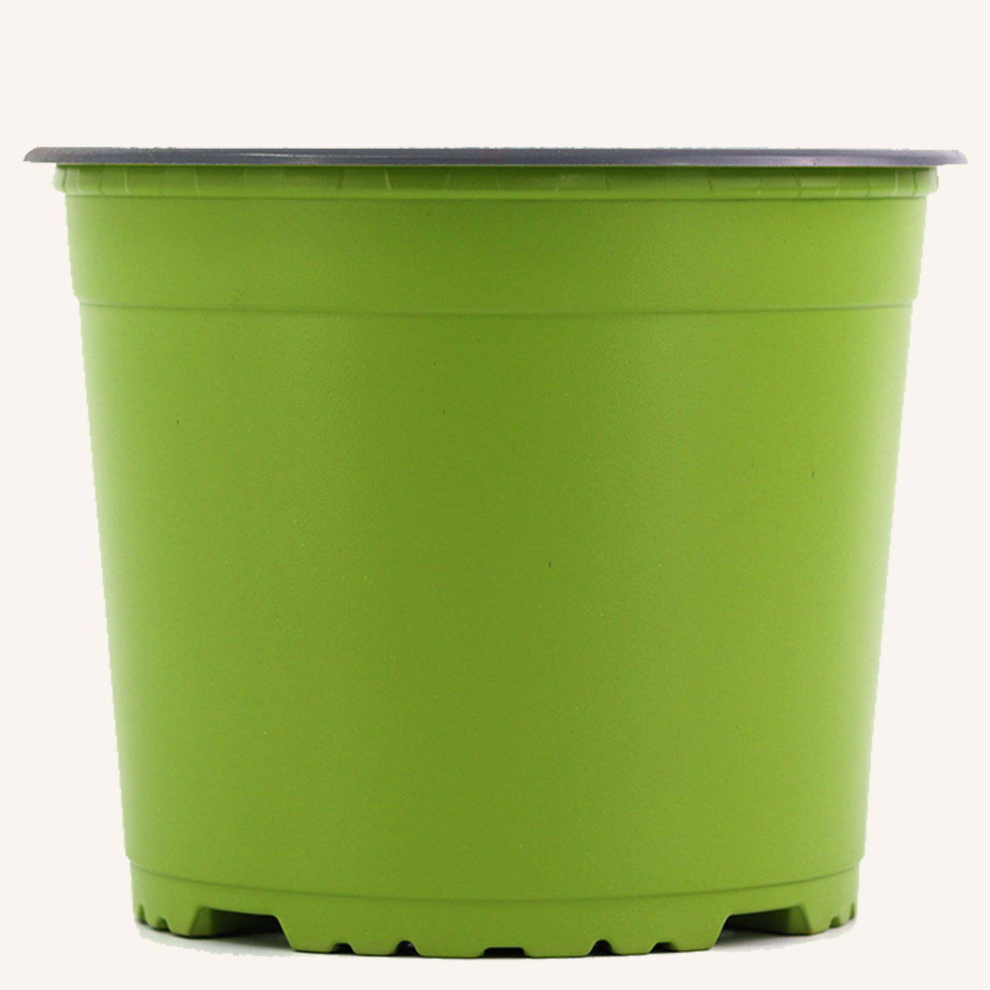 Green nursery pot