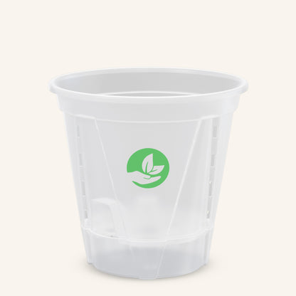 Zelfwaterende doorzichtige plantenpot