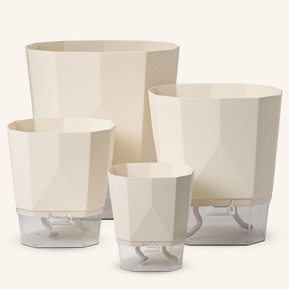 Hex Self-Watering Plant Pots