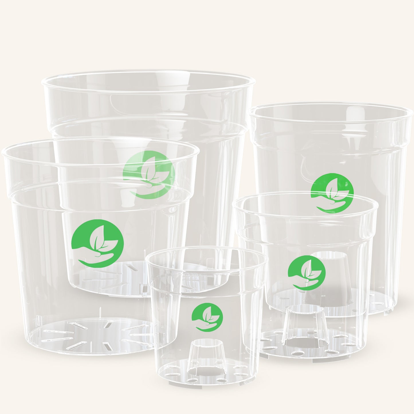 PRISM Clear Plant Pots