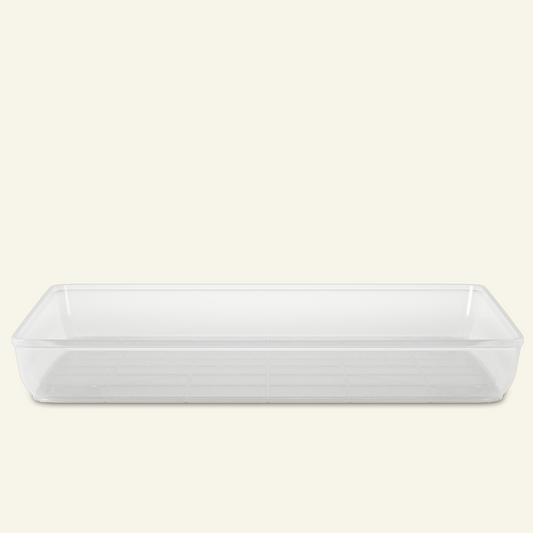 Square Clear Saucer