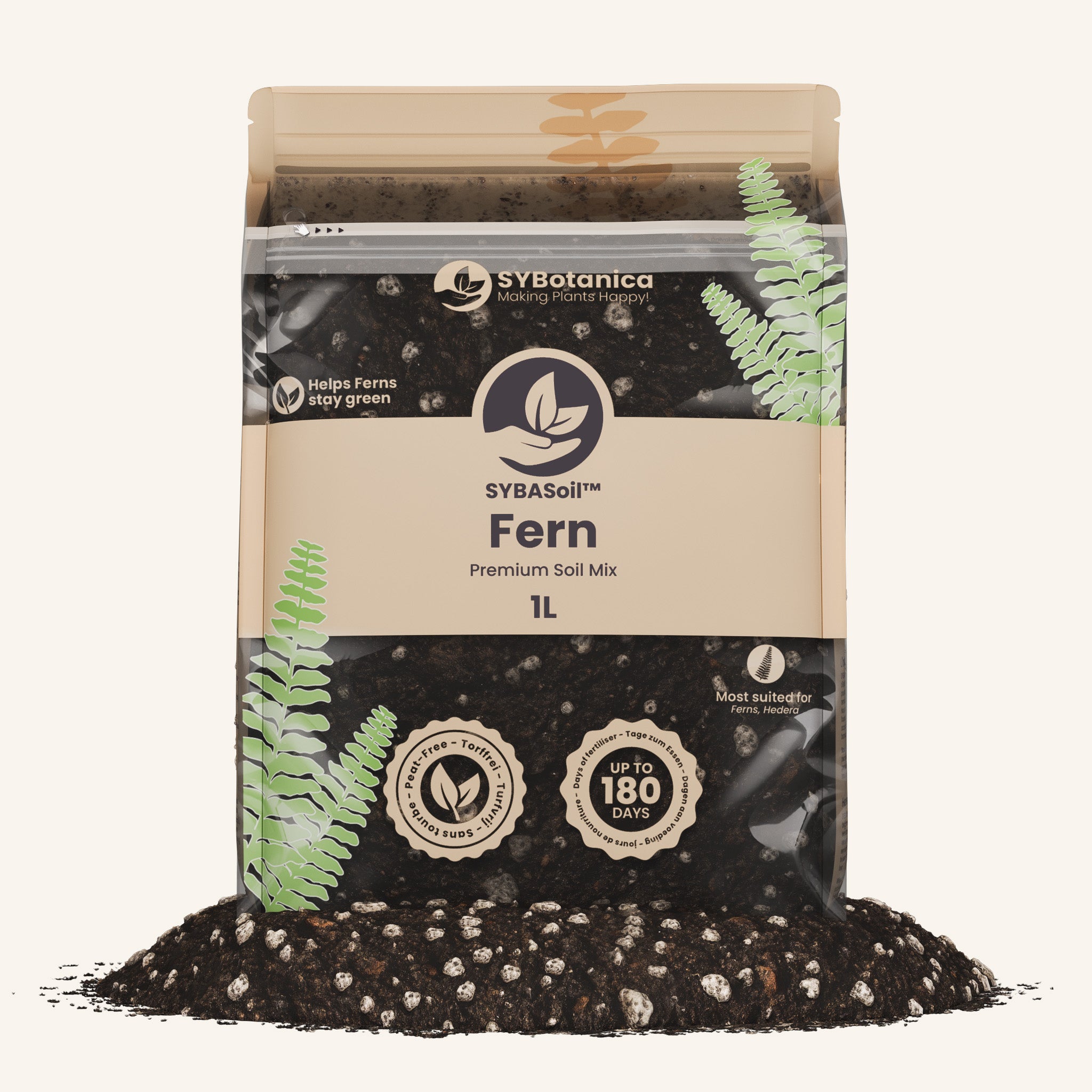 Buy Fern Soil Mix? ✓ Ordered before 16:30, shipped today – Sybotanica