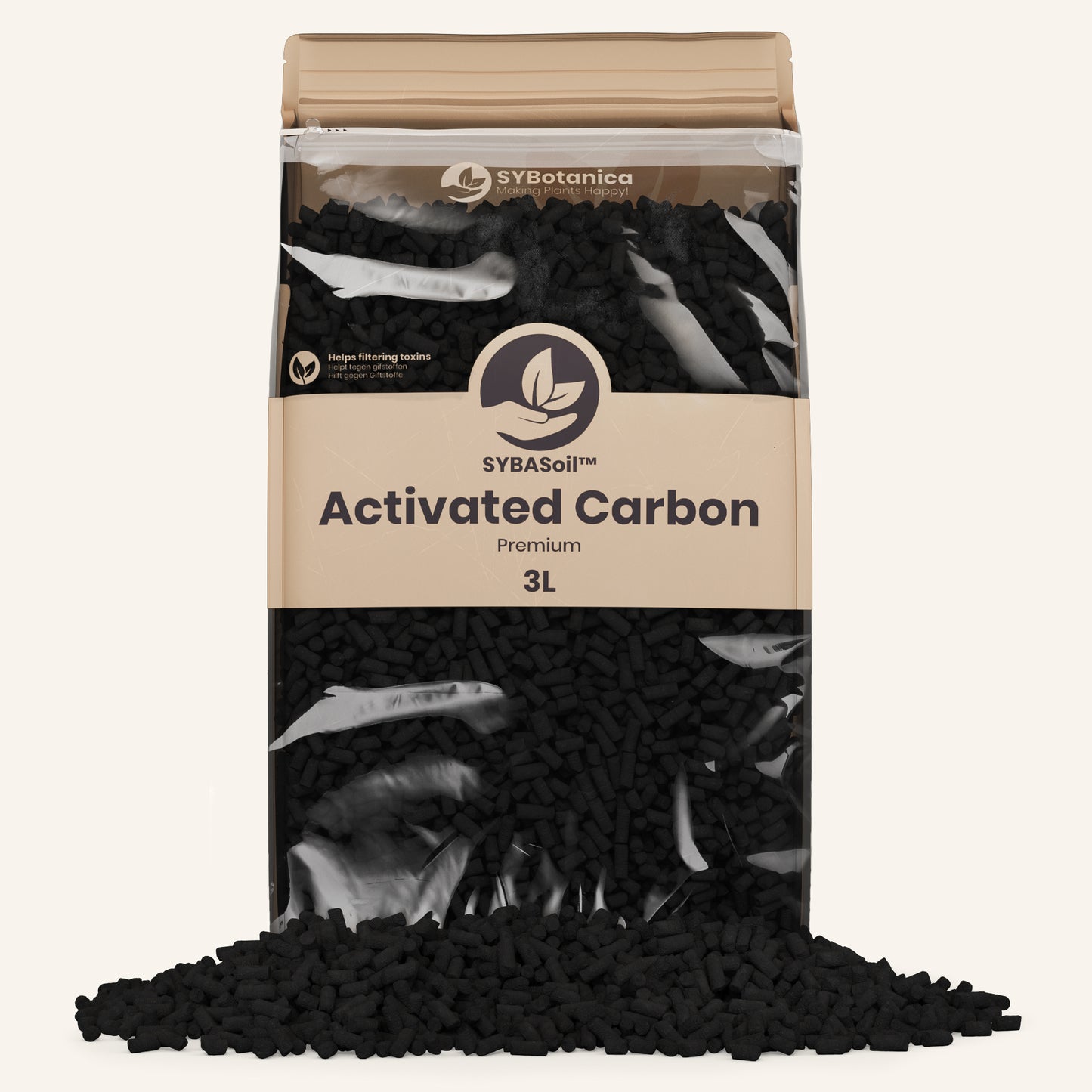 Actieve kool pellets