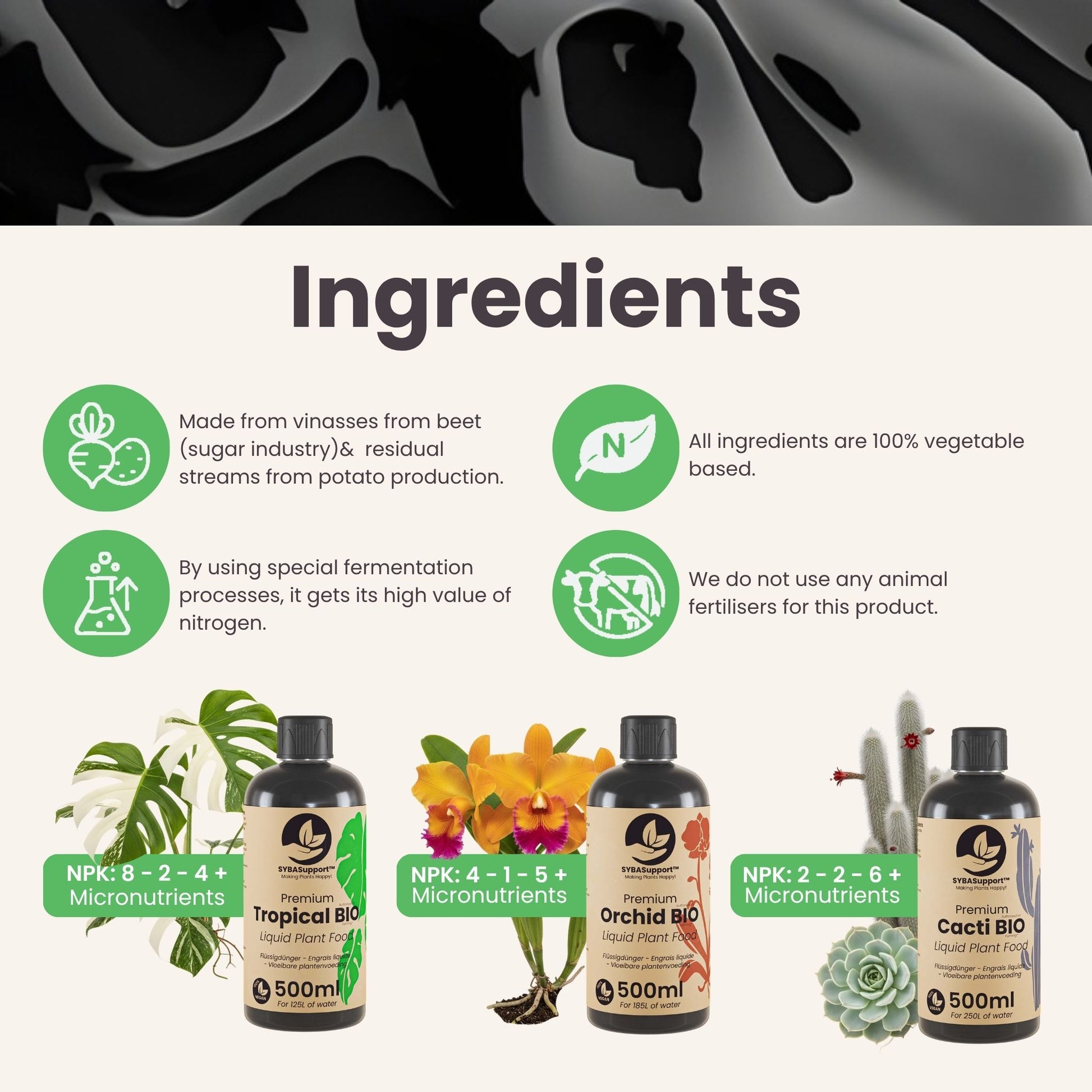liquid plant fertilizer ingredients Buy SYBASupport Orchid Liquid Plant Food? ✓ Quick Shipping! – Sybotanica