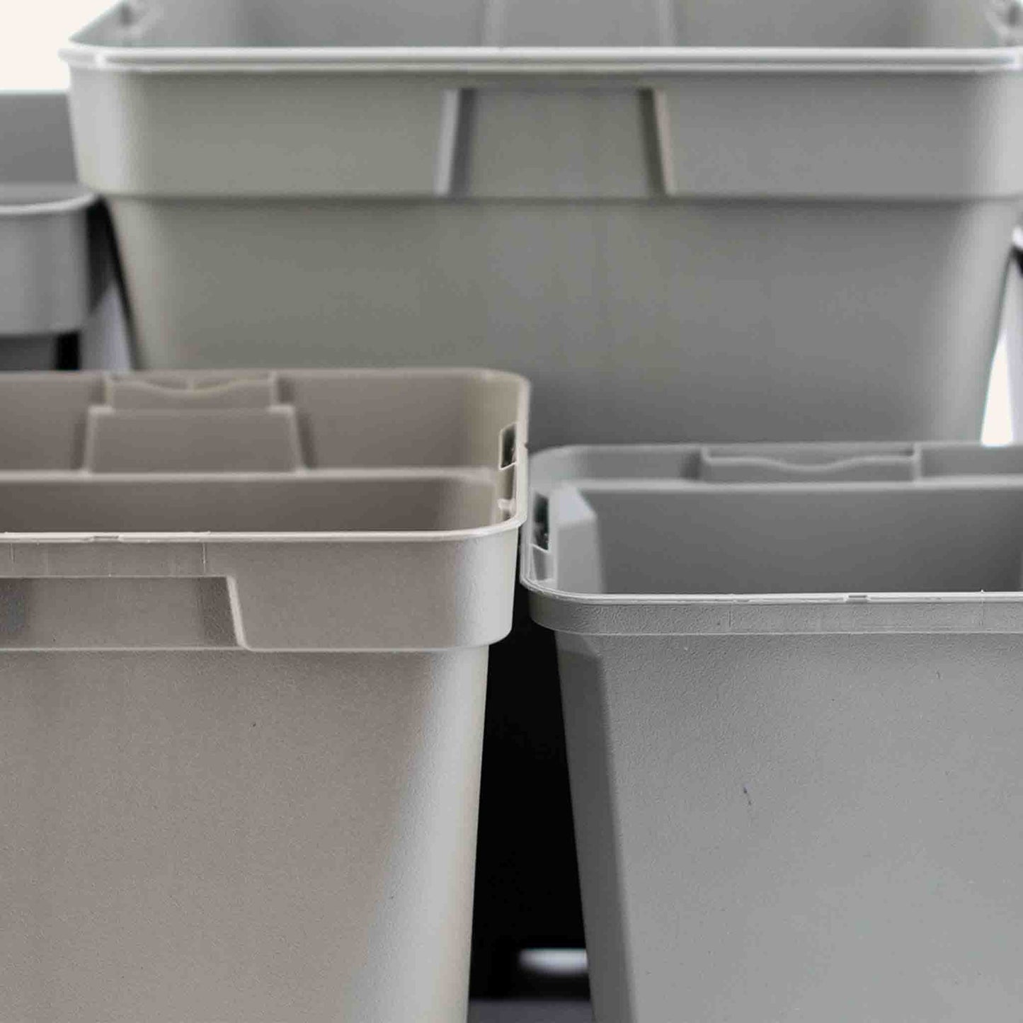 Grey Square Pots