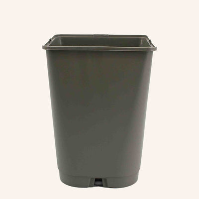 Tall Square Grey Pots