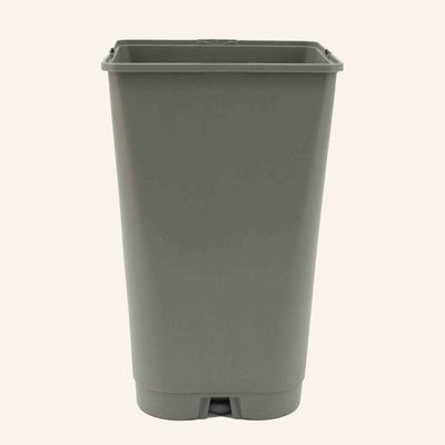 Tall Square Grey Pots
