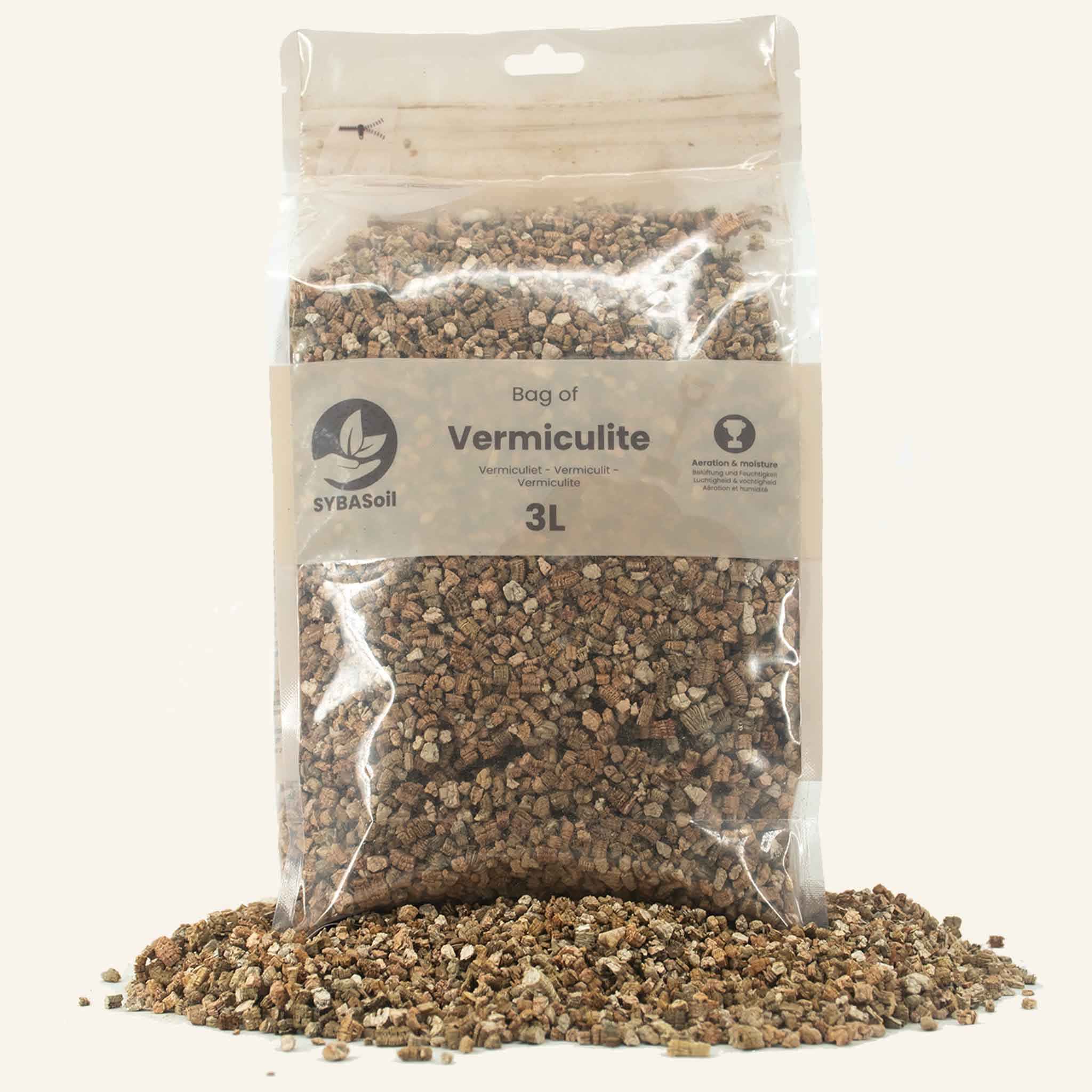 Vermiculite Fine Expansée GebEarth - 5L - Substrat Pour Semis & Plantes - Retient L'Eau & Les Nutriments - 4